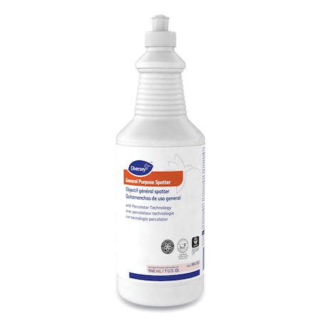 Diversey General Purpose Spotter, Floral Scent, Liquid, 1qt Squeeze Bottle, PK6 904192